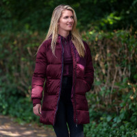 Damen-Pufferjacke Imperial Riding Bodie Feige Lila