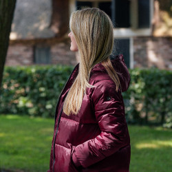 Damen-Pufferjacke Imperial Riding Bodie Feige Lila