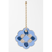 Schlüsselanhänger Harcour x Versailles Diane Versailles hell / marineblau / Leinen