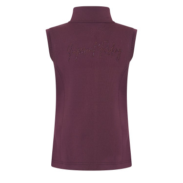 Ärmellose Weste Imperial Riding Cybil Kids Feige Lila