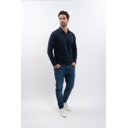 Poloshirt Harcour Malik Marine Marineblau