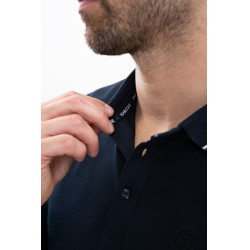 Poloshirt Harcour Malik Marine Marineblau