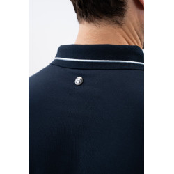Poloshirt Harcour Malik Marine Marineblau