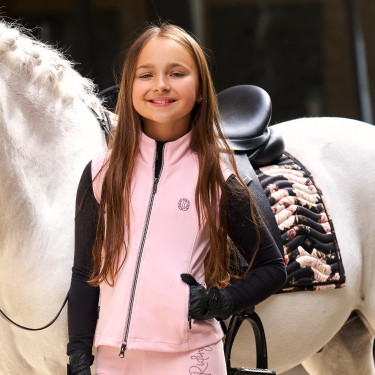 Ärmellose Weste Imperial Riding Cybil Kids Zuckerwatte Rosa