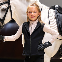 Ärmellose Weste Imperial Riding Cybil Kids Schwarz