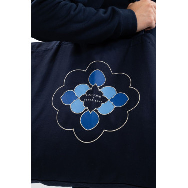Tote-Bag Harcour x Versailles Leonor Marine Marineblau