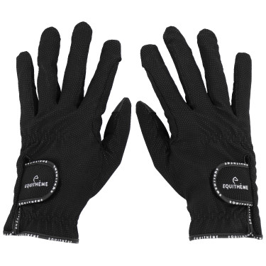 Handschuhe Equithème Charlie Schwarz