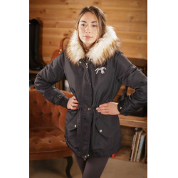 Parka Pénélope Mega Lyon Schwarz