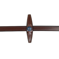 Gummizügel T de T mit Stoppern Tabak Braun