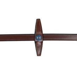 Gummizügel T de T mit Stoppern Tabak Braun