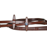 Gummizügel T de T mit Stoppern Dunkles Havanna Braun