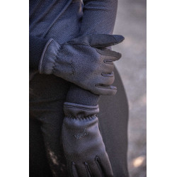 Pénélope Wintertech-Handschuhe Schwarz