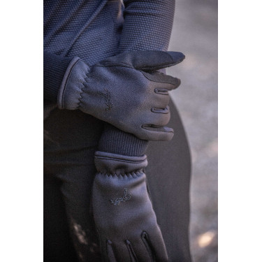 Pénélope Wintertech-Handschuhe Schwarz