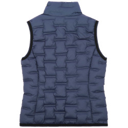 Ärmellose, nahtlose Steppweste Je t'aime Equithème Aurore Blau/Grau