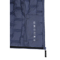 Ärmellose, nahtlose Steppweste Je t'aime Equithème Aurore Blau/Grau