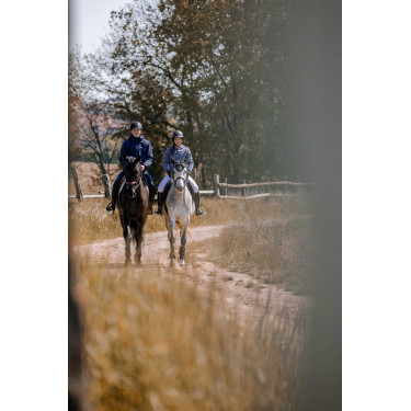 Damenreithose Equithème Alizé mit Silikonvollbesatz Schwarz