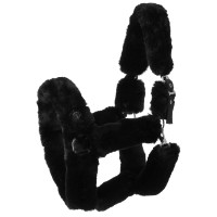 Halfter Je t'aime Equithème Snuggy Grau