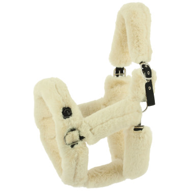 Halfter Je t'aime Equithème Snuggy Ecru Weiß Halfter Je t'aime Equithème Snuggy Ecru Weiß