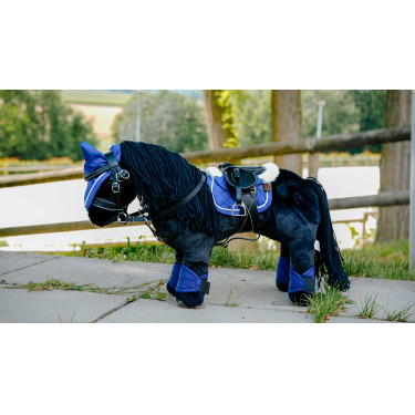 Mini-Gamaschen und Streichkappen Pony Academy Marine Marineblau