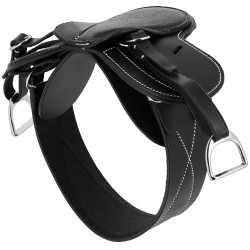 Mini-Sattel + Gurt Pony Academy Schwarz