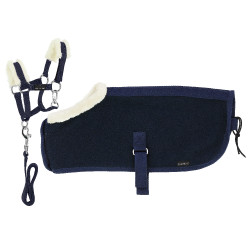 Set Mini Halfter + Decke Pony Academy Marine Marineblau