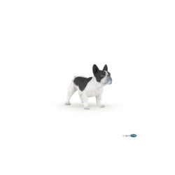 Französische Bulldogge Figur schwarz-weiß Papo Französische Bulldogge Figur schwarz-weiß Papo
