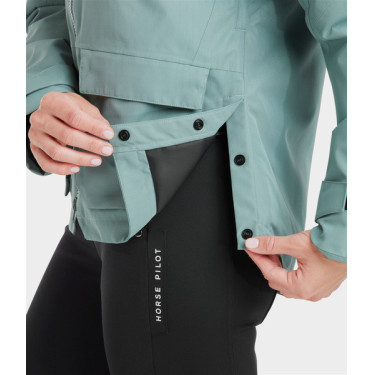 Essential Horse Pilot Damenjacke Salbeigrün Gr&amp;amp;amp;uuml;n