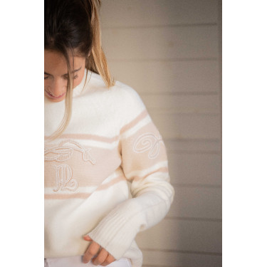 Pullover Pénélope Noris Beige Pullover Pénélope Noris Beige