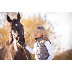 Ärmellose Steppweste Pénélope Anouck Grau