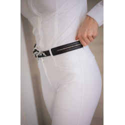 Pénélope Signature Strass Gürtel Schwarz