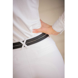 Pénélope Signature Strass Gürtel Schwarz