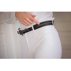 Pénélope Signature Strass Gürtel Schwarz