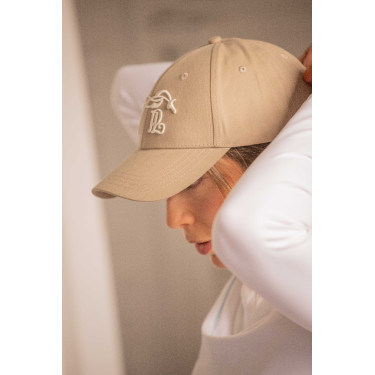 Naomi-Kappe Pénélope Taupe / Weiß Braun