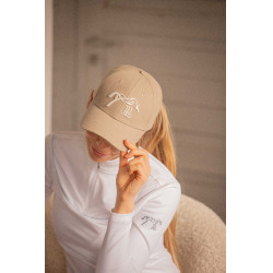 Naomi-Kappe Pénélope Taupe / Weiß Braun