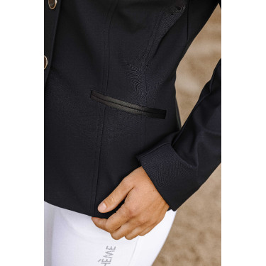 Turnierjacke Equithème Sydney Damen Schwarz Turnierjacke Equithème Sydney Damen Schwarz
