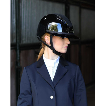 Abnehmbarer Besatz für Lami-Cell Glitter Helm Schwarz