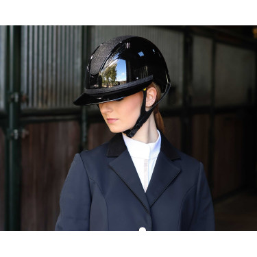 Abnehmbarer Besatz für Lami-Cell Glitter Helm Schwarz