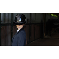 Abnehmbarer Besatz für Lami-Cell Glitter Helm Schwarz