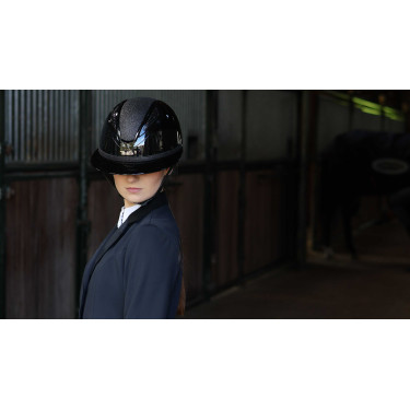 Abnehmbarer Besatz für Lami-Cell Glitter Helm Schwarz