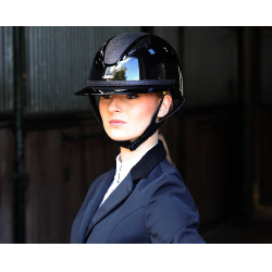 Abnehmbarer Besatz für Lami-Cell Glitter Helm Schwarz