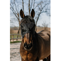 Anti-Fliegen-UV-Maske Equithème Mesh S/O Schwarz