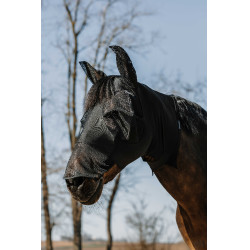 Fliegenmaske UV-Schutz Equithème Hood Schwarz
