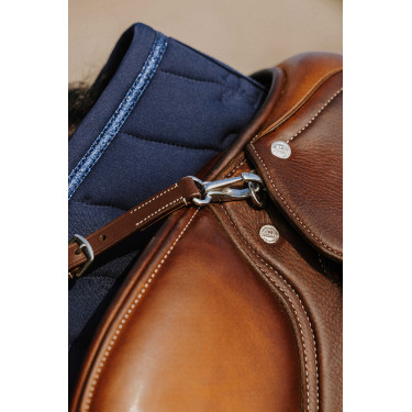 Satteldecke Je t'aime Equithème Origine Blau