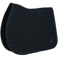 Satteldecke Je t'aime Equithème Origine Blau