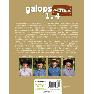 Galope WESTERN 1 a 4 com Vídeos Lavauzelle Galope WESTERN 1 a 4 com Vídeos Lavauzelle