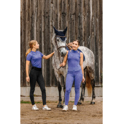 Polo Ich liebe dich Equithème Alba Violett Lila Polo Ich liebe dich Equithème Alba Violett Lila
