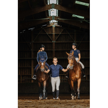 Polo Equithème Originals Agathe Marine Marineblau