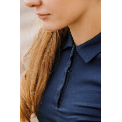 Polo Equithème Originals Agathe Marine Marineblau