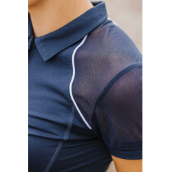 Polo Equithème Originals Agathe Marine Marineblau