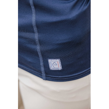 Polo Equithème Originals Agathe Marine Marineblau